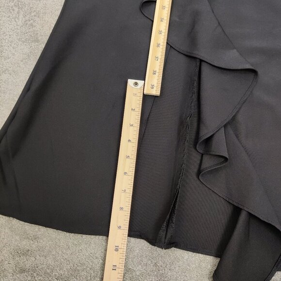 Trendyol Women's Ruffle Maxi Dress in Black Whimsigoth Feminine Office Cocktail - Picture 9 of 13